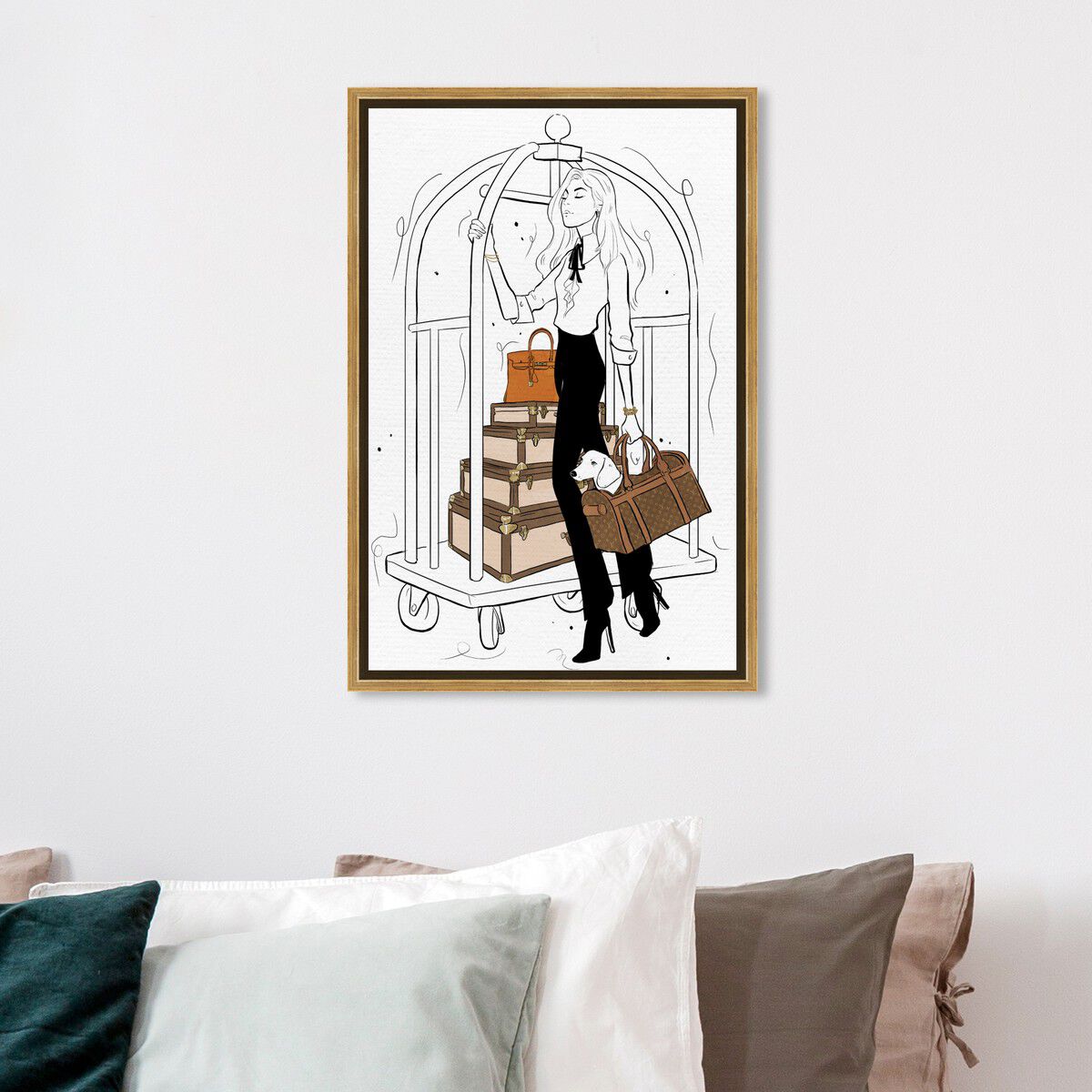 36x54/Framed Canvas/PSGLD