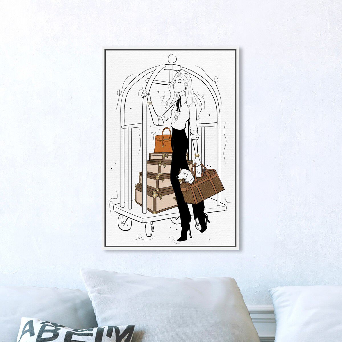 36x54/Framed Canvas/WFL