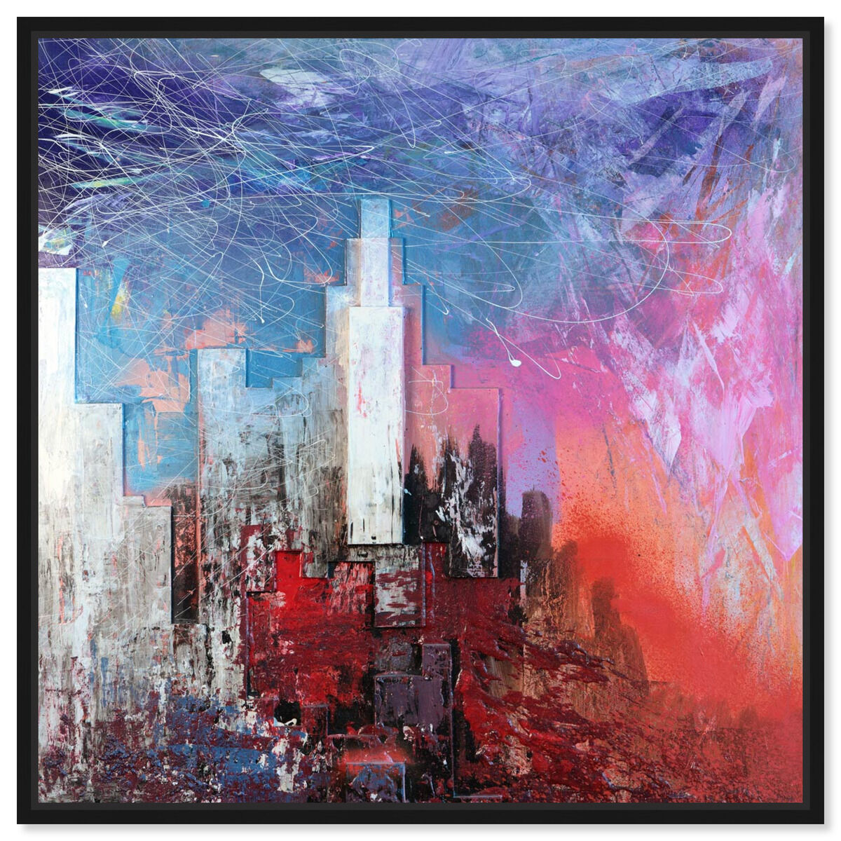 40x40/Framed Canvas/BFL