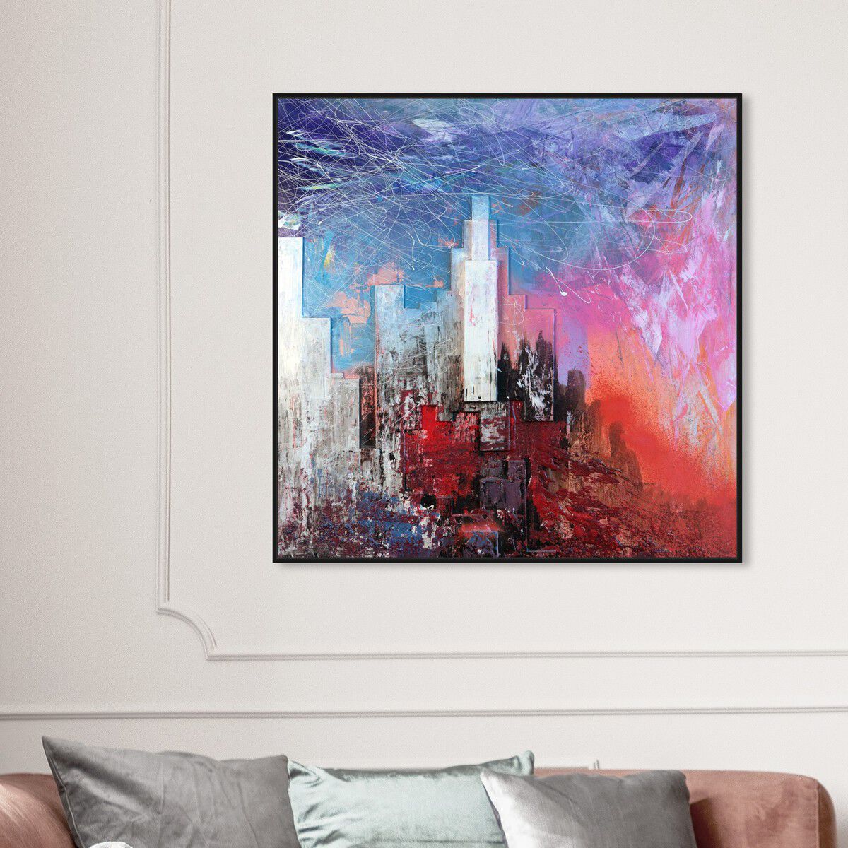 40x40/Framed Canvas/BFL