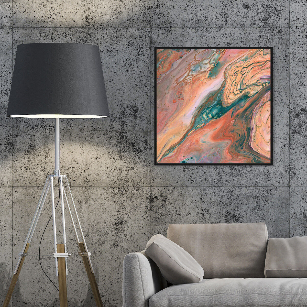 40x40/Framed Canvas/BFL