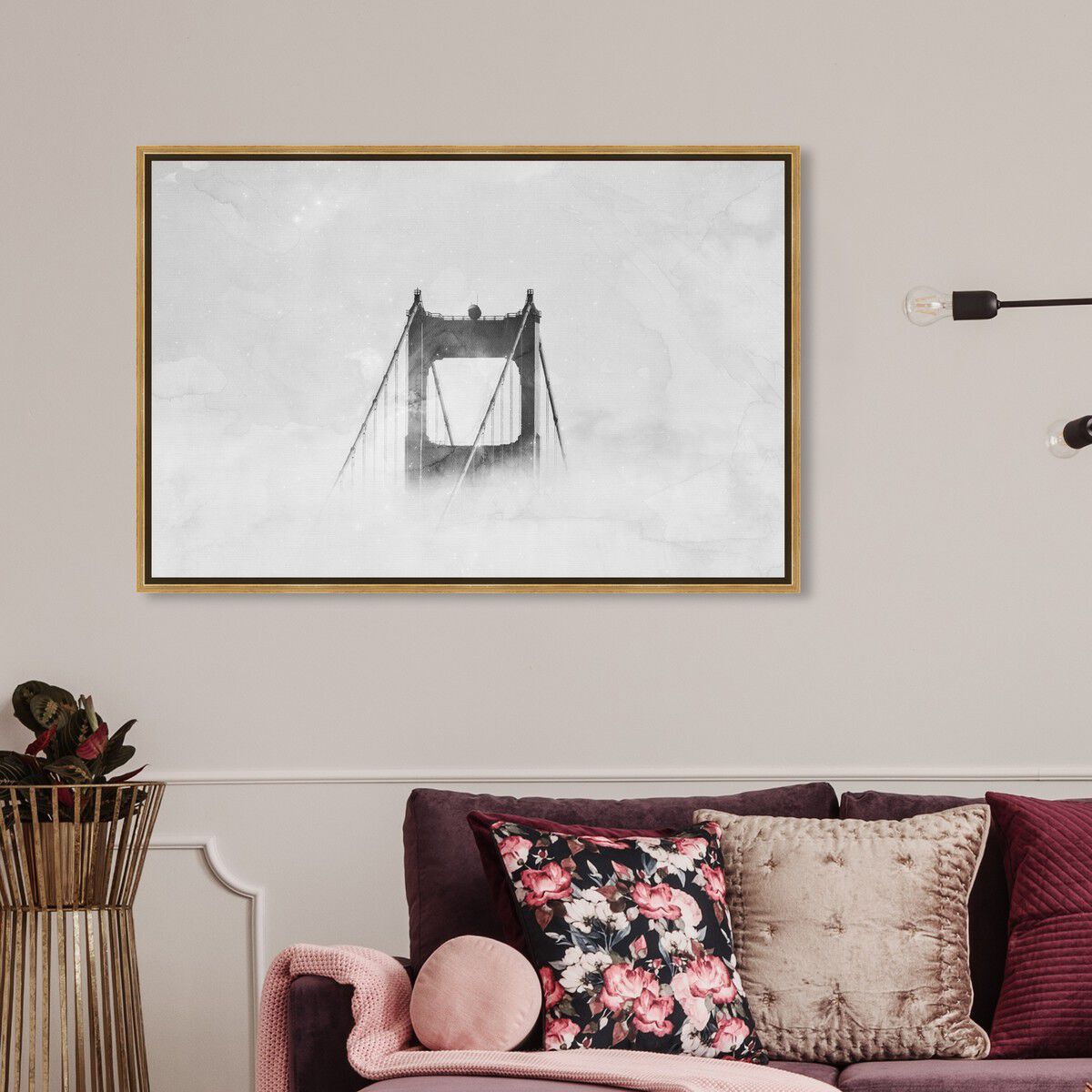 54x36/Framed Canvas/PSGLD