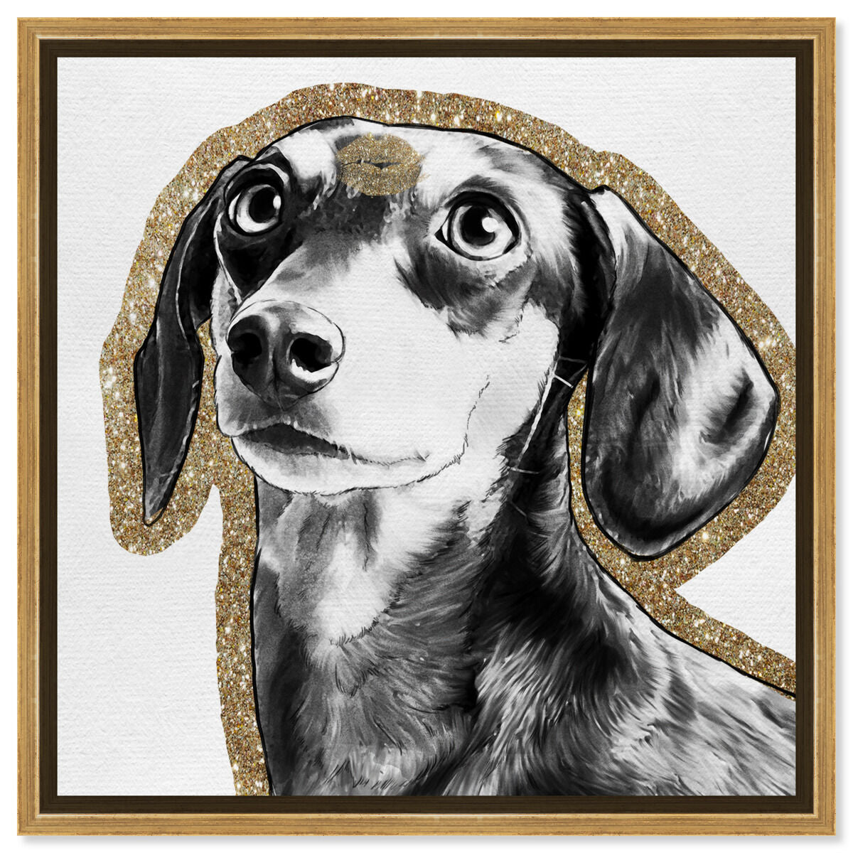 40x40/Framed Canvas/PSGLD