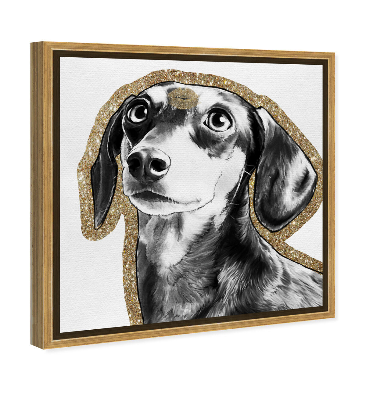 40x40/Framed Canvas/PSGLD