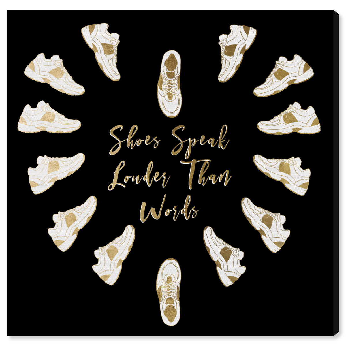 Heart of Sneakers | Typography and Quotes Wall Art by Oliver Gal