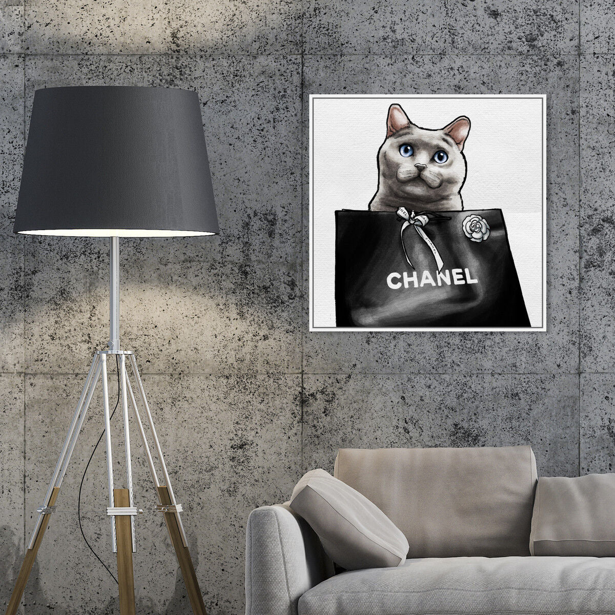 40x40/Framed Canvas/WFL