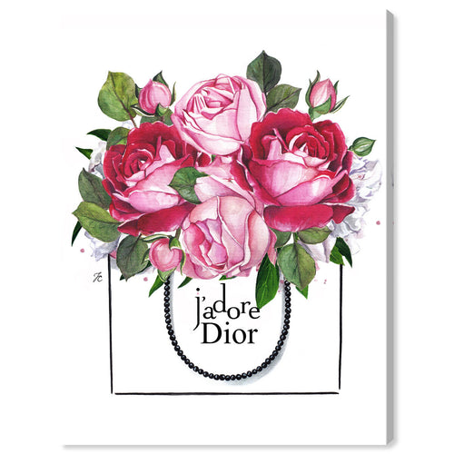 水彩画 Miss Dior by Oliver Gal Luxury Fashion Set | Fashion Wall Art |Oliver Gal