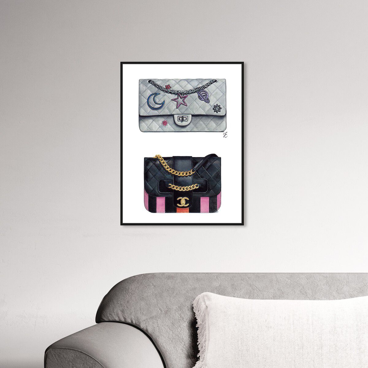 36x54/Framed Canvas/BFL