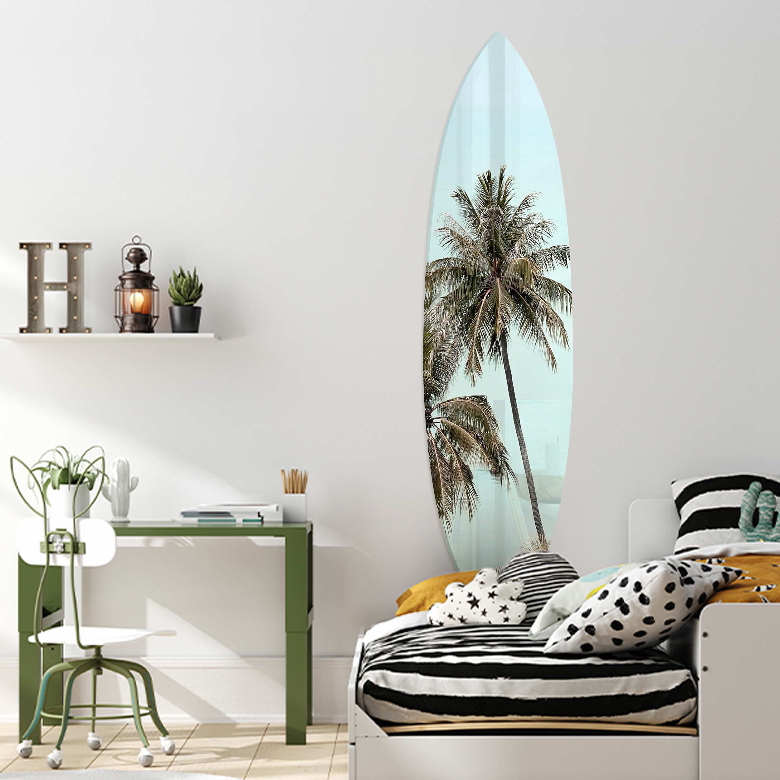Palm Acrylic Surfboard | By Oliver Gal