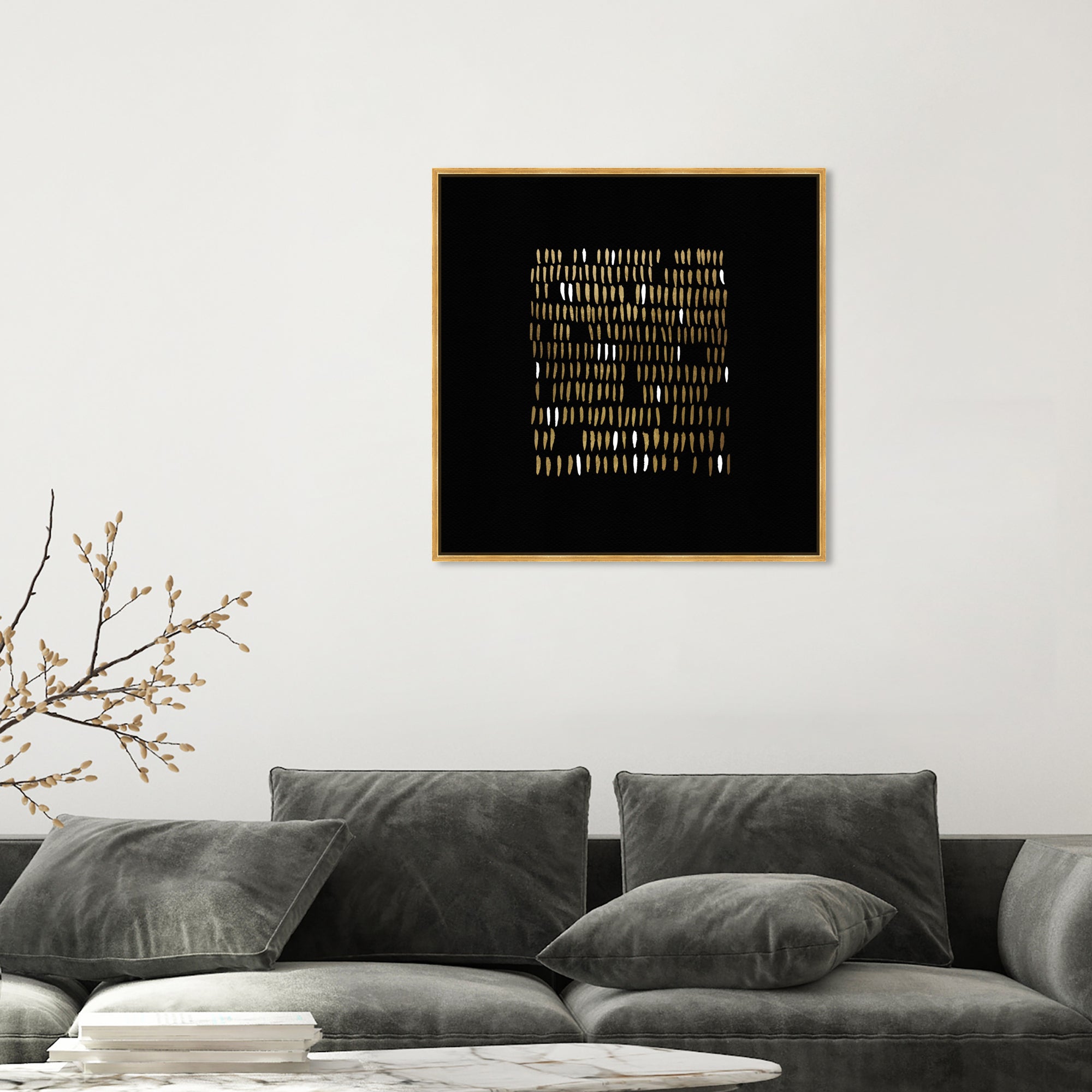 40x40/Museum Grade Canvas/PSGLD/Gold Leaf