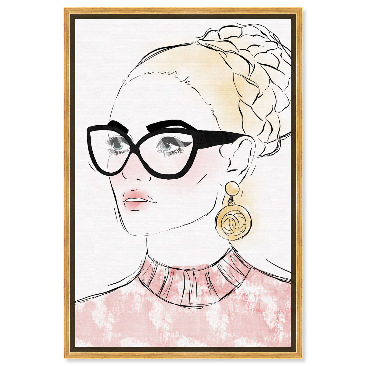 36x54/Framed Canvas/PSGLD