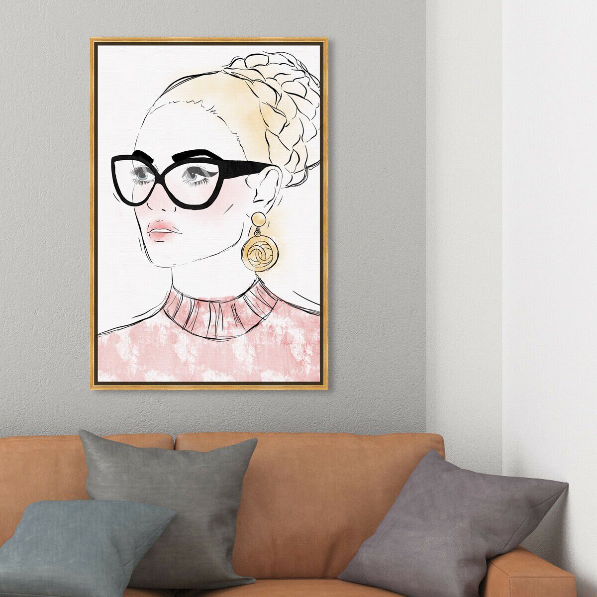 36x54/Framed Canvas/PSGLD