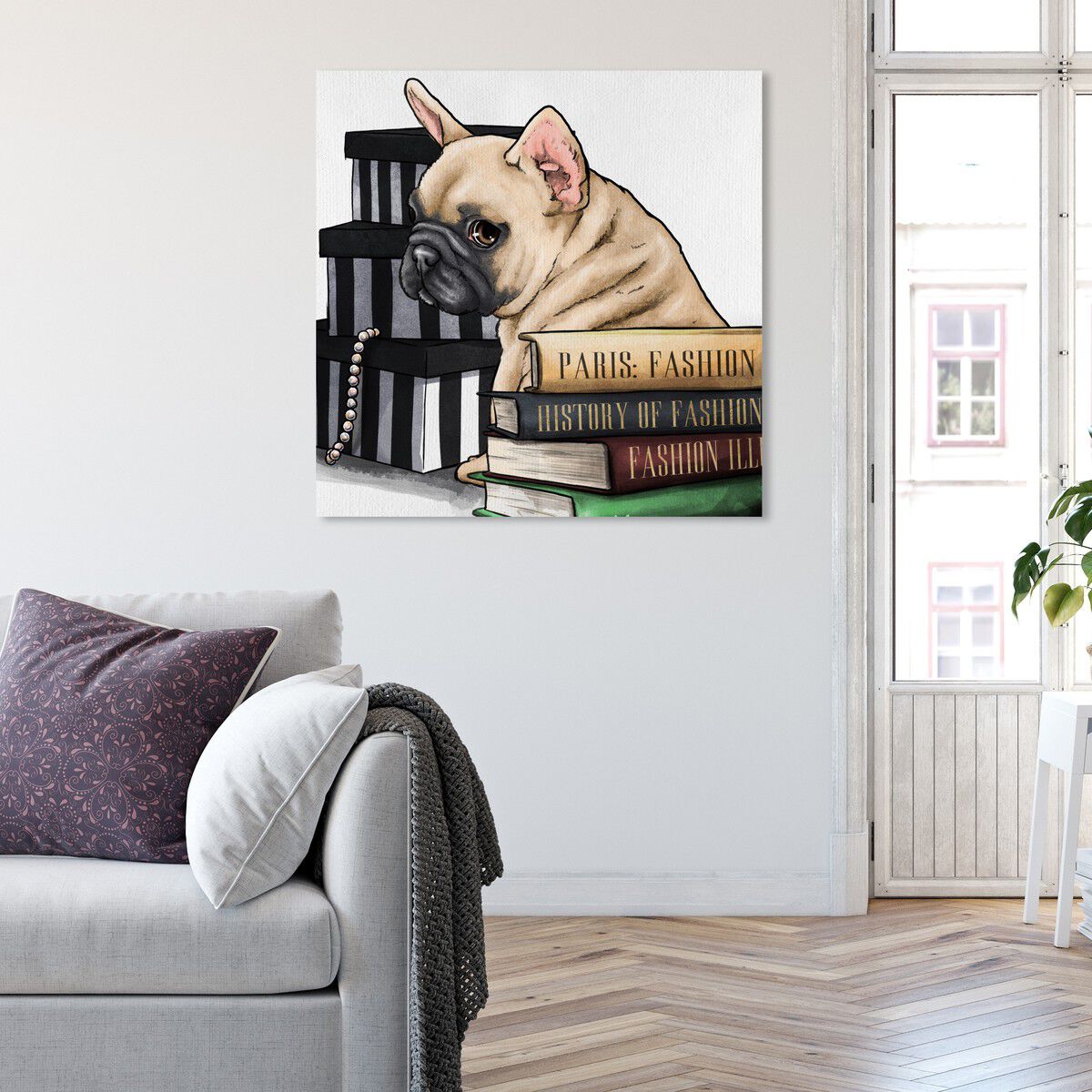 Fashion Books Frenchie | By Oliver Gal