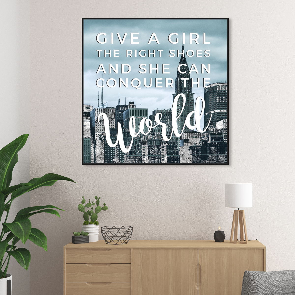 40x40/Framed Canvas/BFL