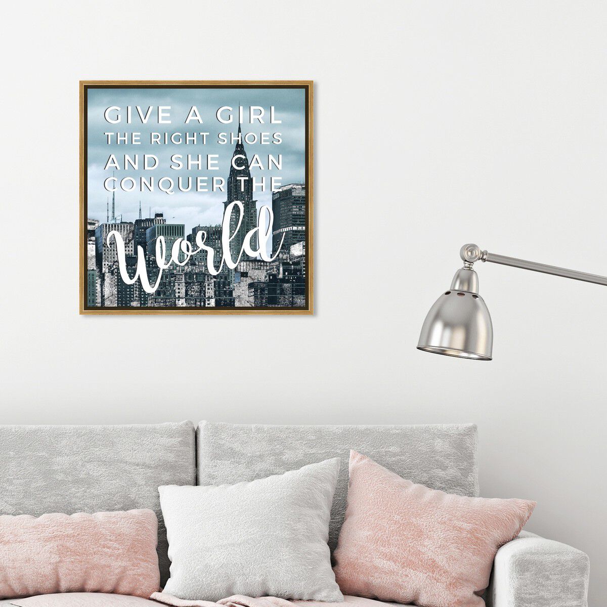 40x40/Framed Canvas/PSGLD