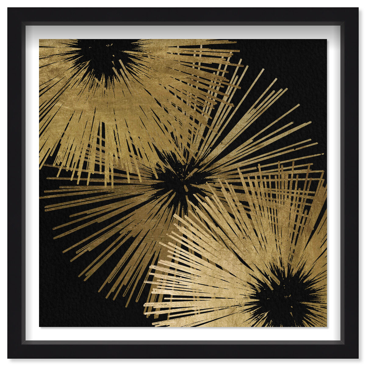 【OliverGal】オリバー・ガル　アート　絵画　BLACK &GOLD Luxury Black and Gold Abstract Wall Art | Oliver Gal