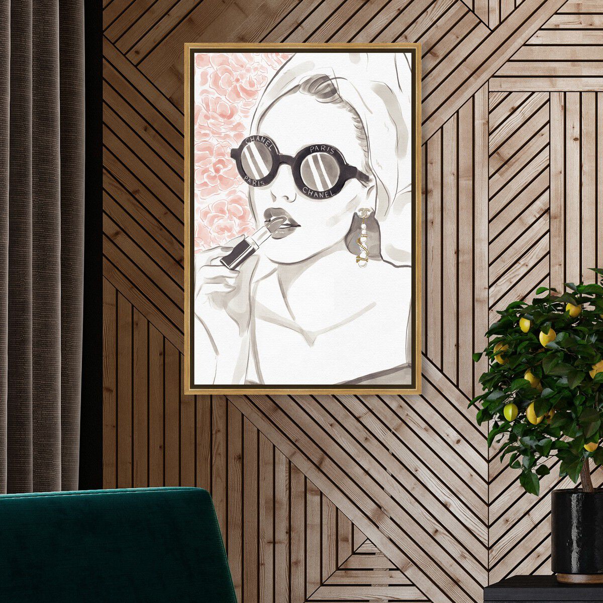 36x54/Framed Canvas/PSGLD