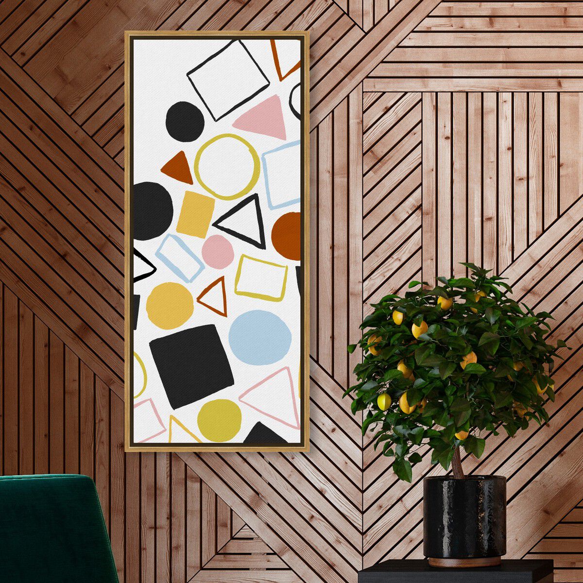 16x36/Framed Canvas/PSGLD