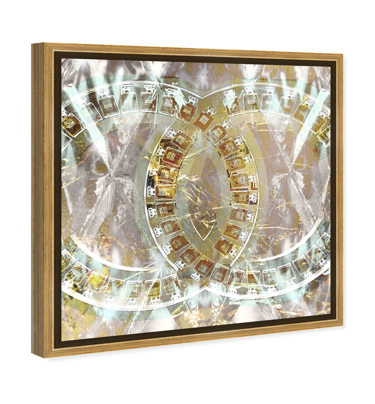 40x40/Framed Canvas/PSGLD