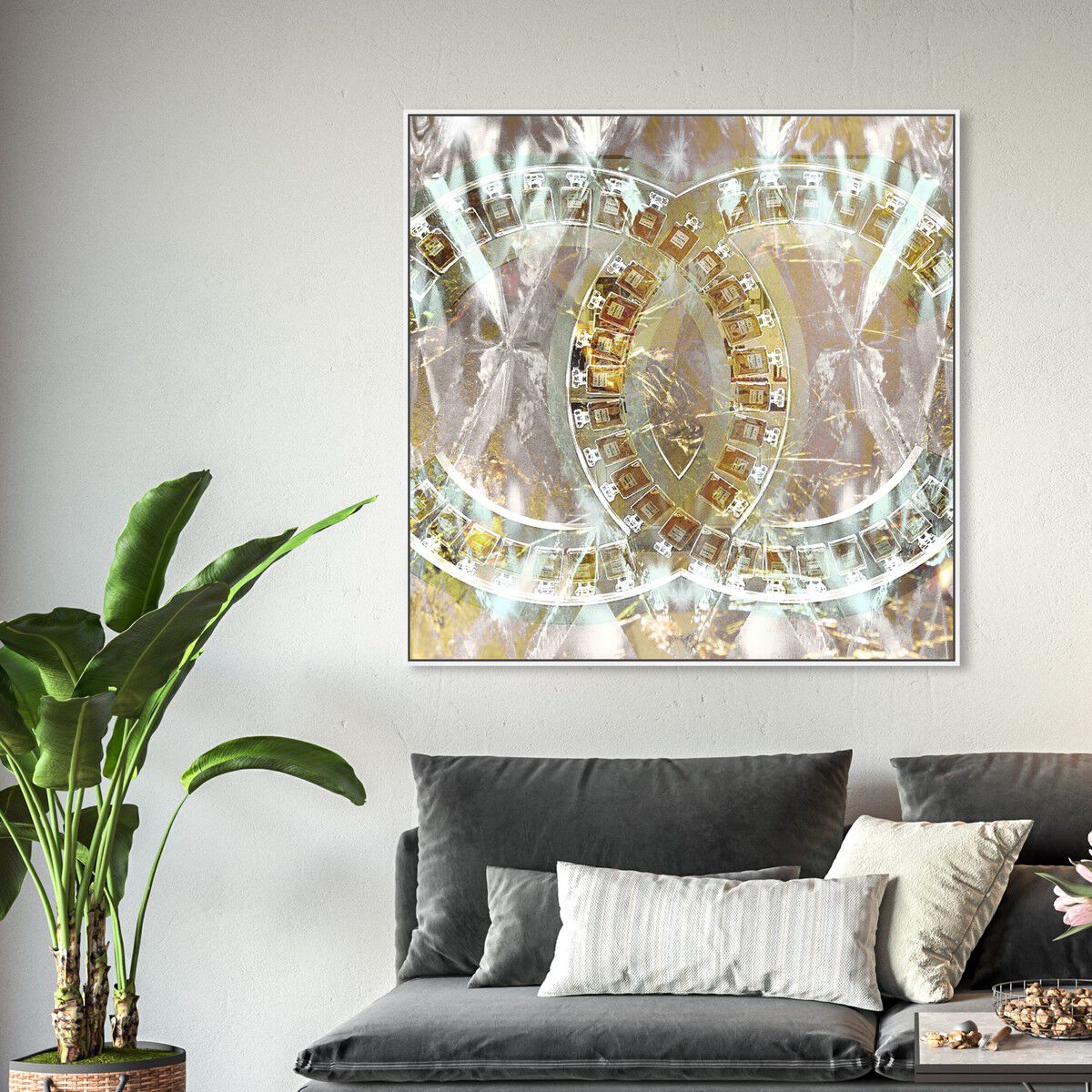 40x40/Framed Canvas/WFL