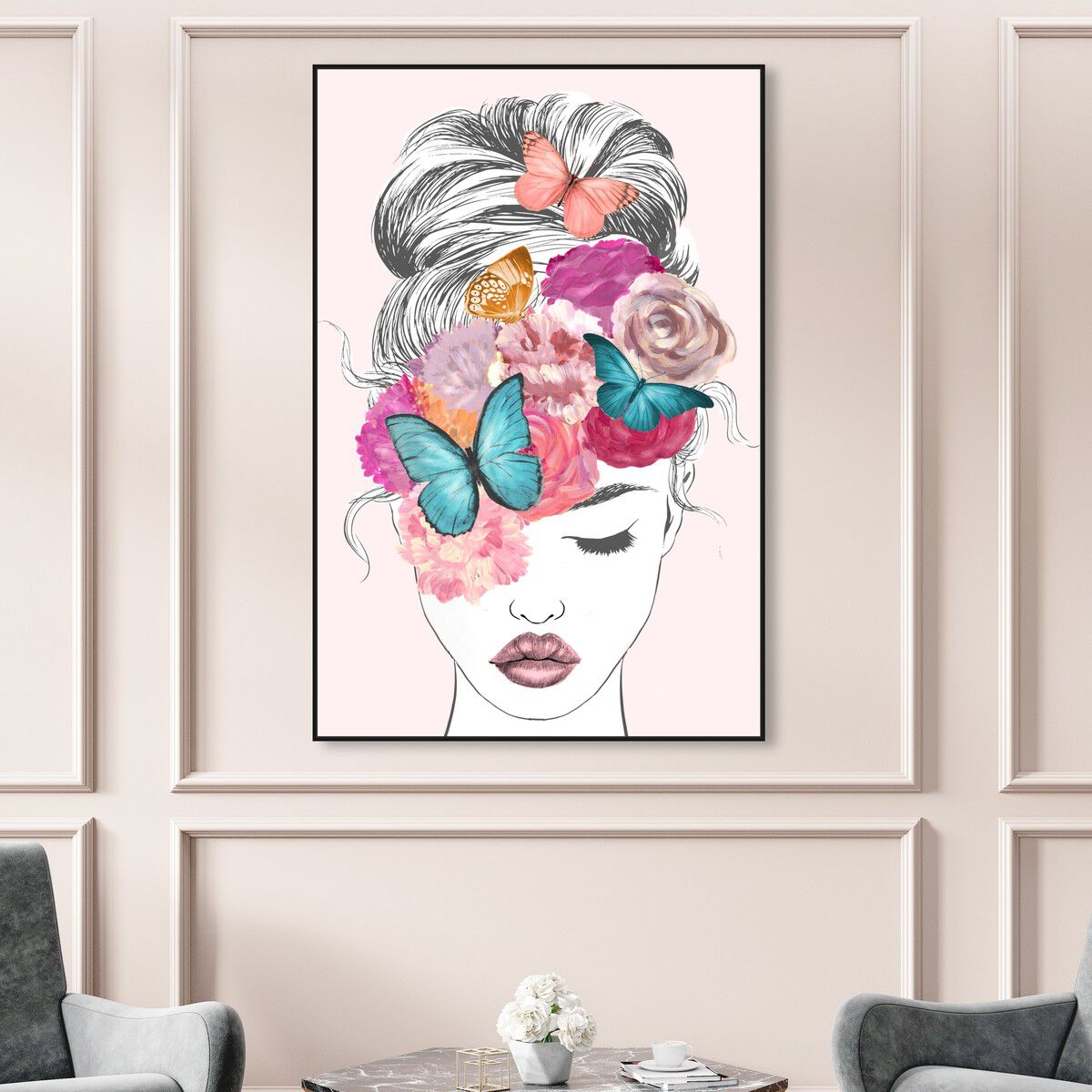 36x54/Framed Canvas/BFL