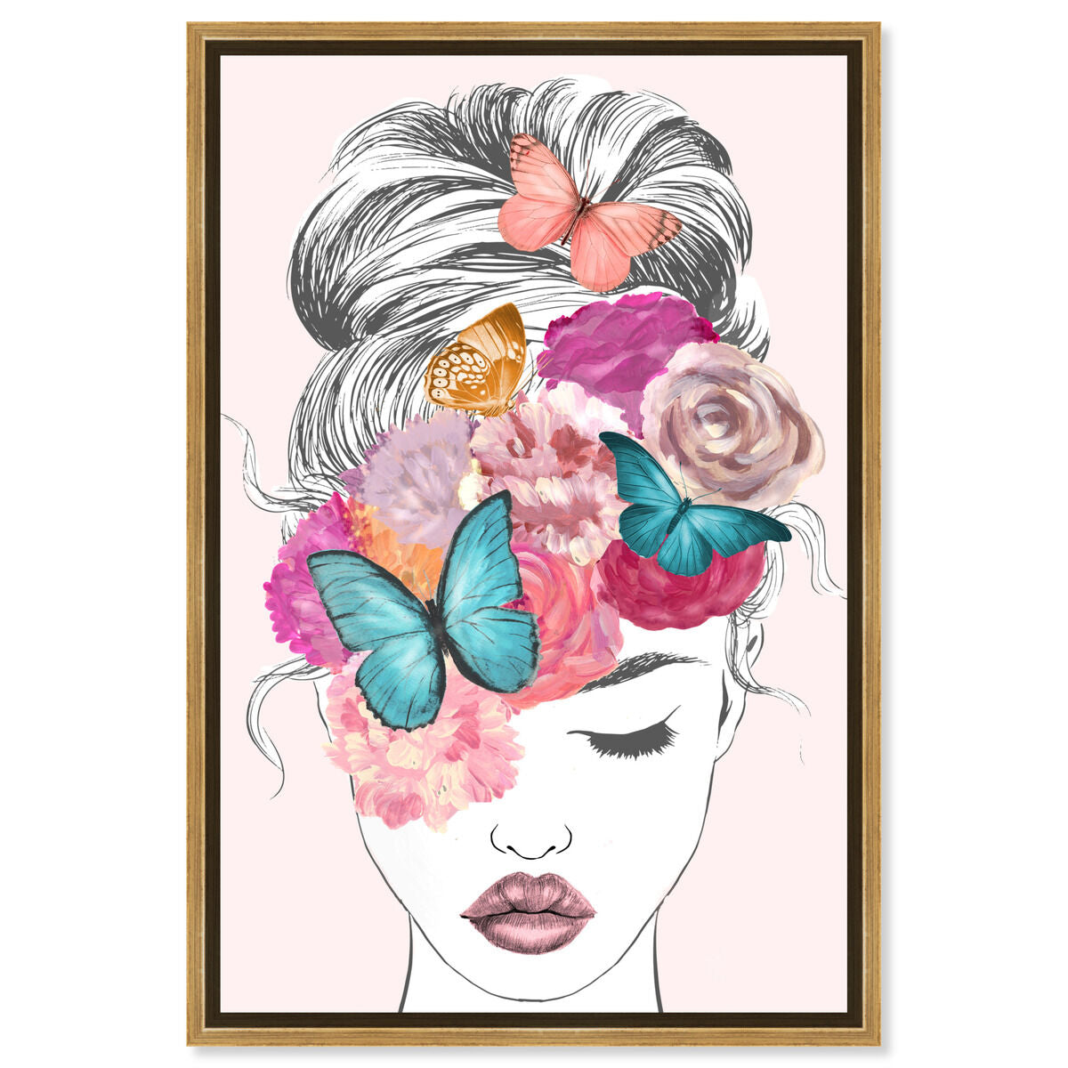 36x54/Framed Canvas/PSGLD