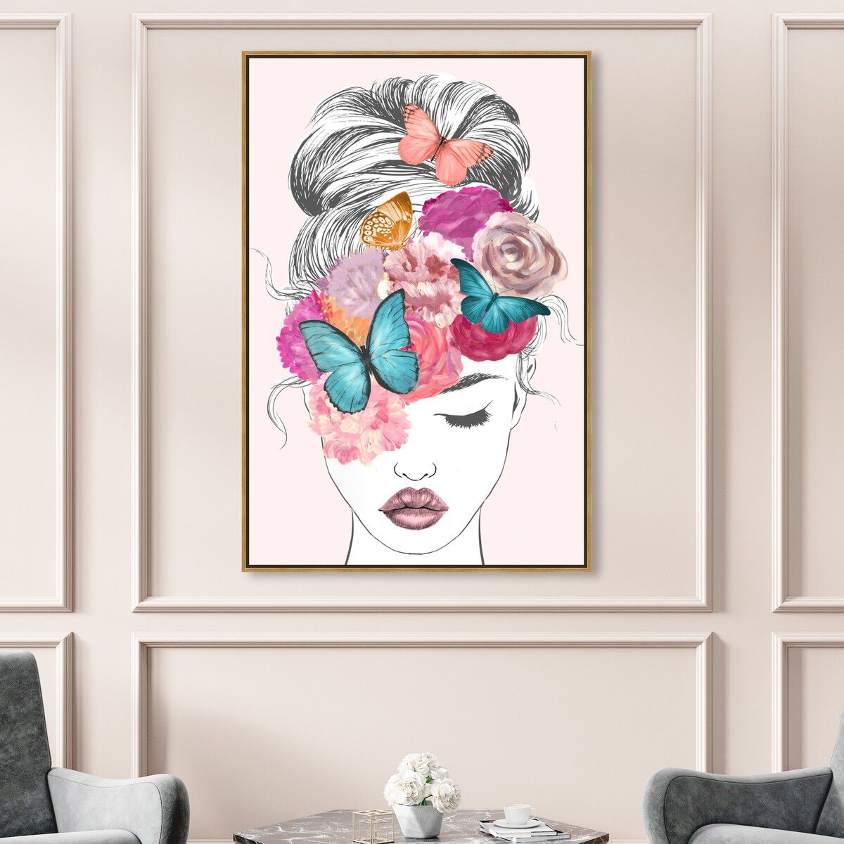 36x54/Framed Canvas/PSGLD