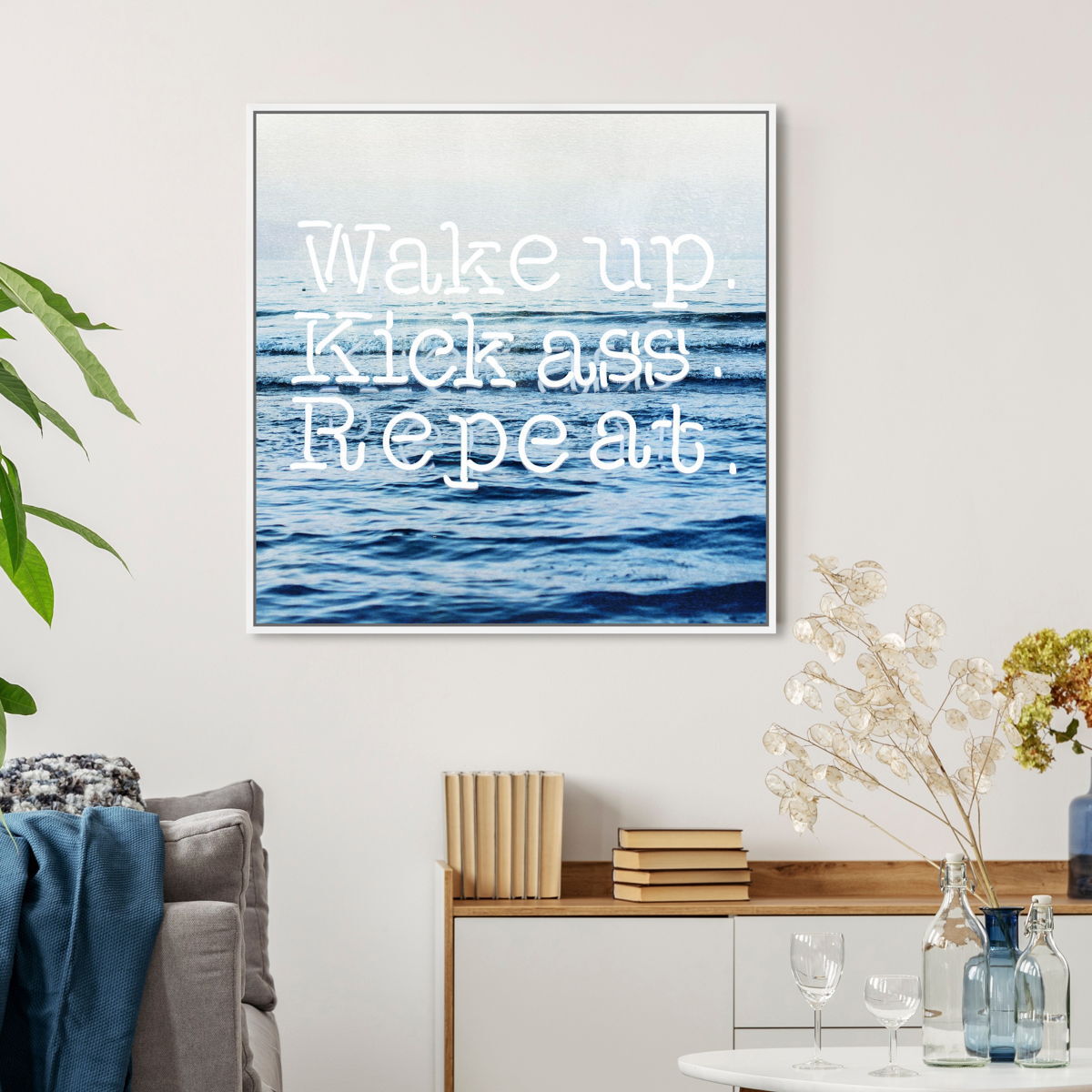40x40/Framed Canvas/WFL