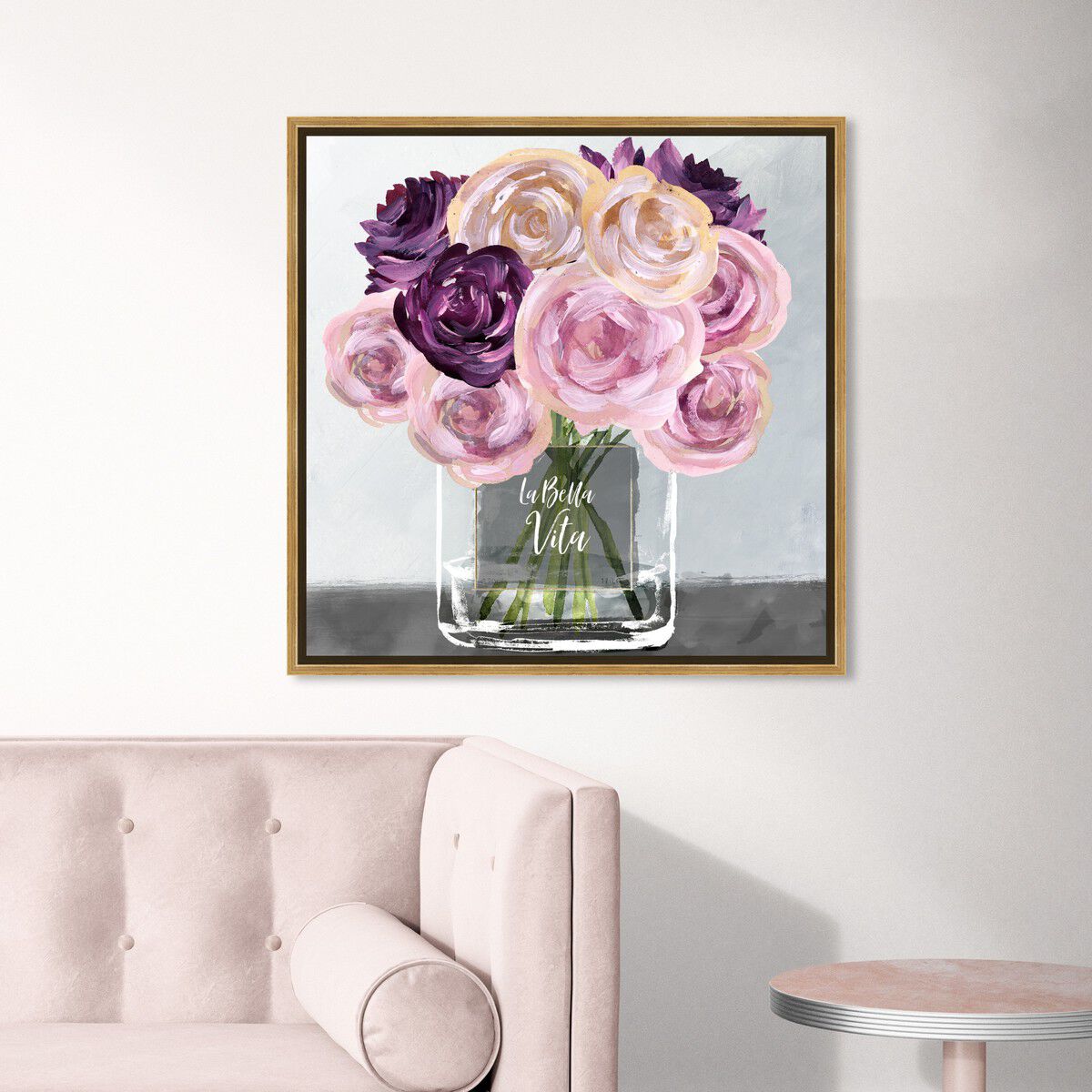 40x40/Framed Canvas/PSGLD