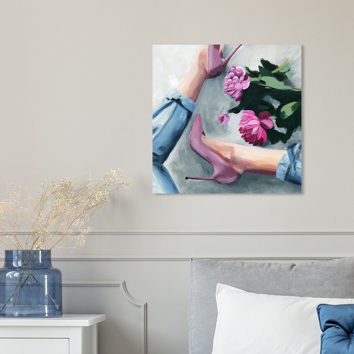 Jeans and Heels | Fashion and Glam Wall Art by Oliver Gal
