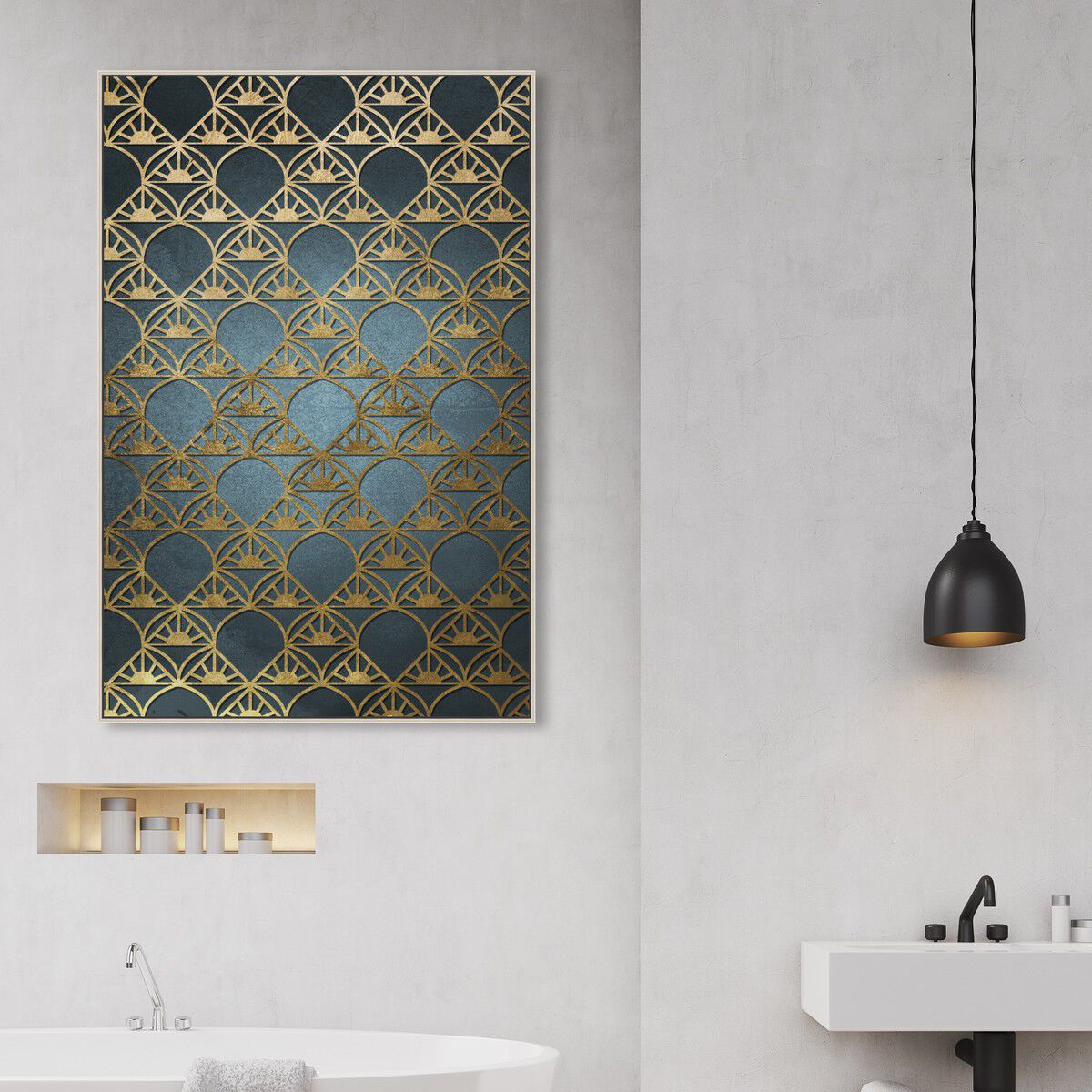 36x54/Framed Canvas/CFL