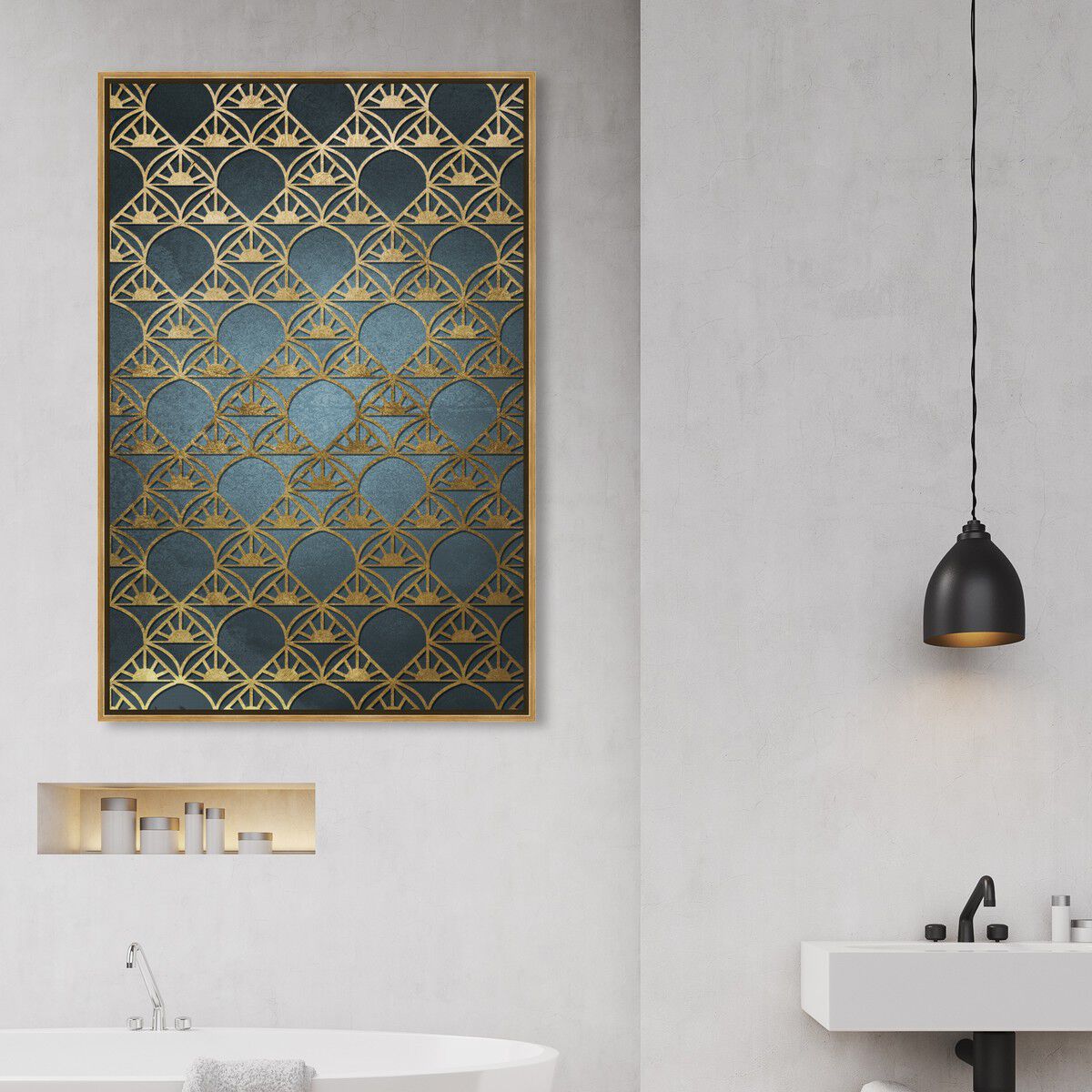36x54/Framed Canvas/PSGLD