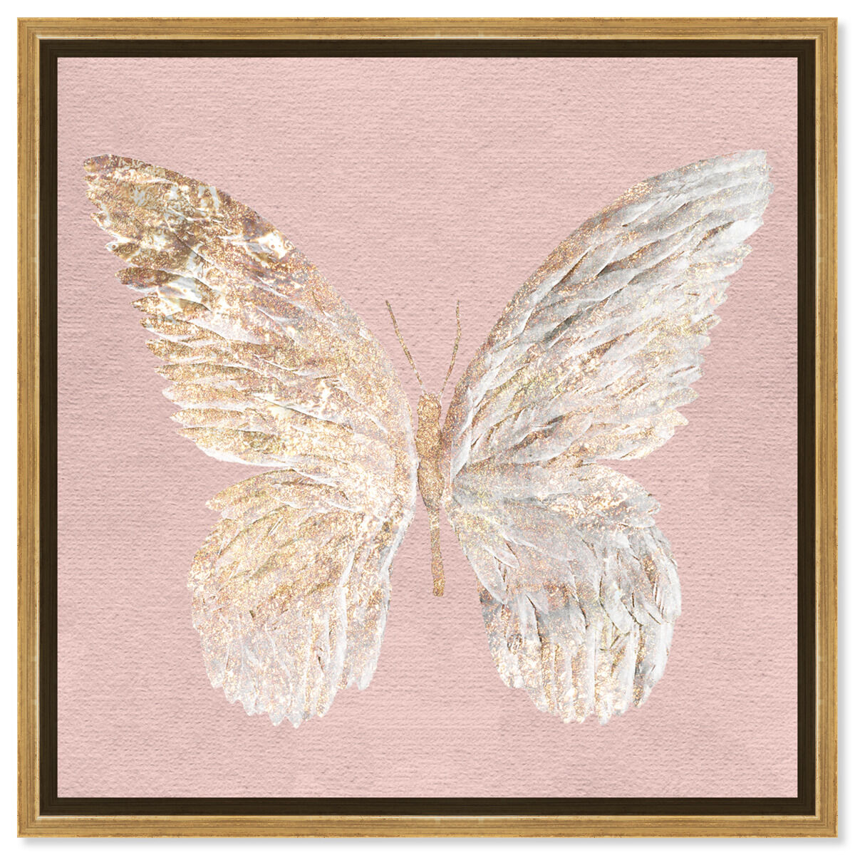 40x40/Framed Canvas/PSGLD