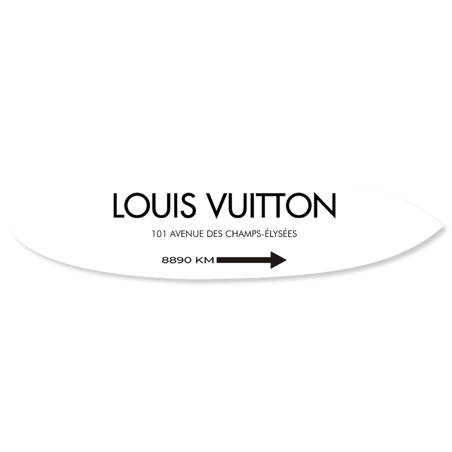 Parisian Minimalist Surfboard