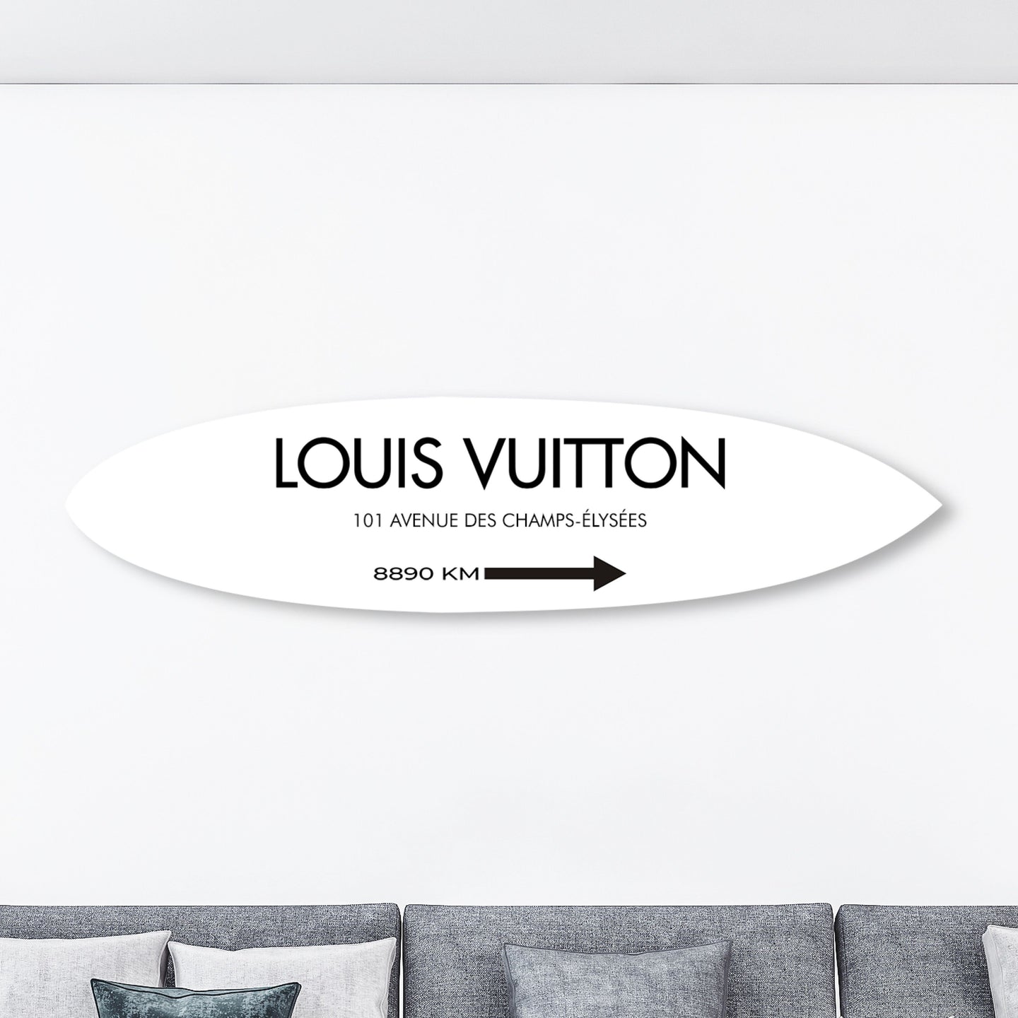 Parisian Minimalist Surfboard