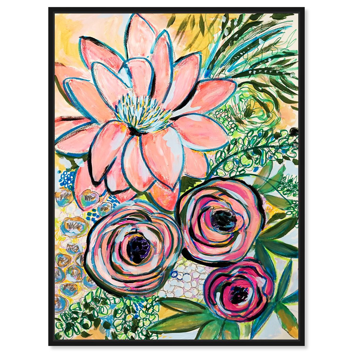 36x54/Framed Canvas/BFL