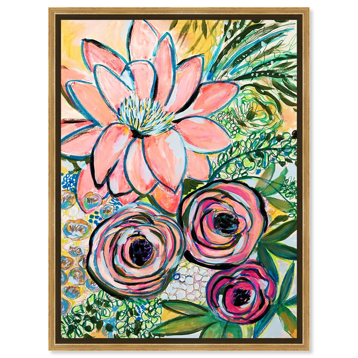 36x54/Framed Canvas/PSGLD