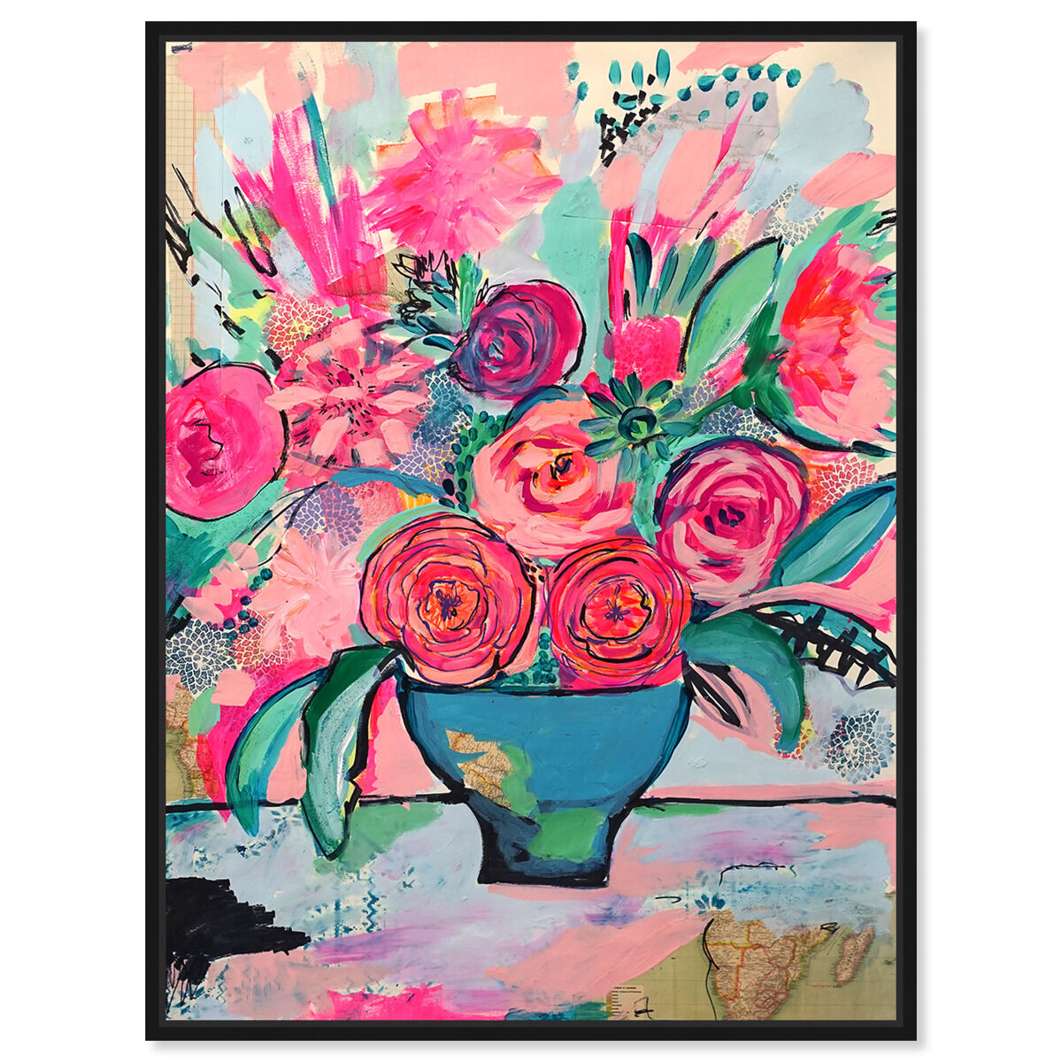 36x54/Framed Canvas/BFL