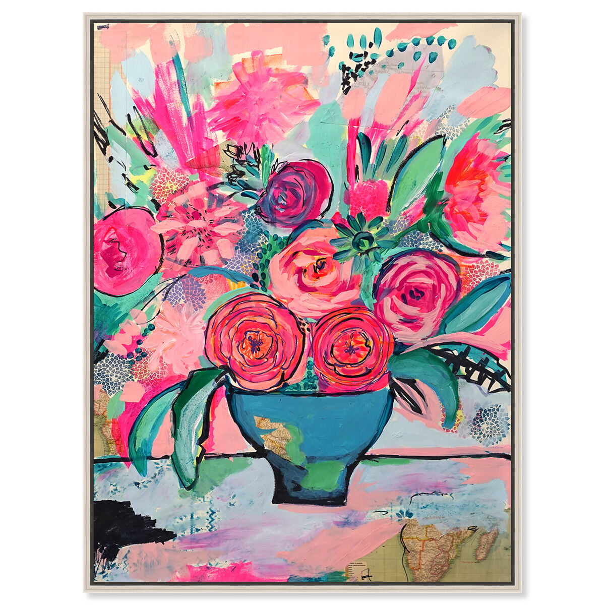 36x54/Framed Canvas/CFL
