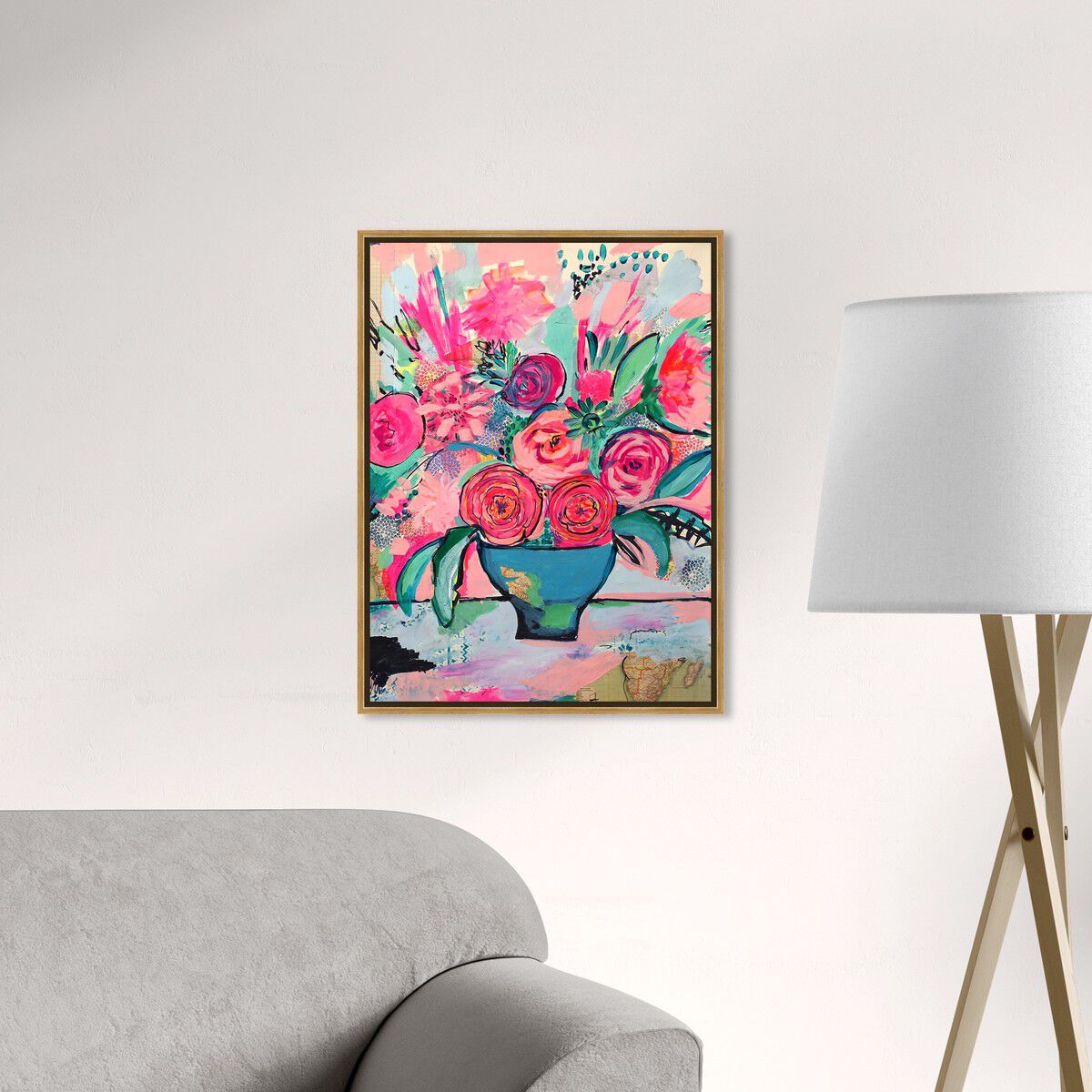 36x54/Framed Canvas/PSGLD