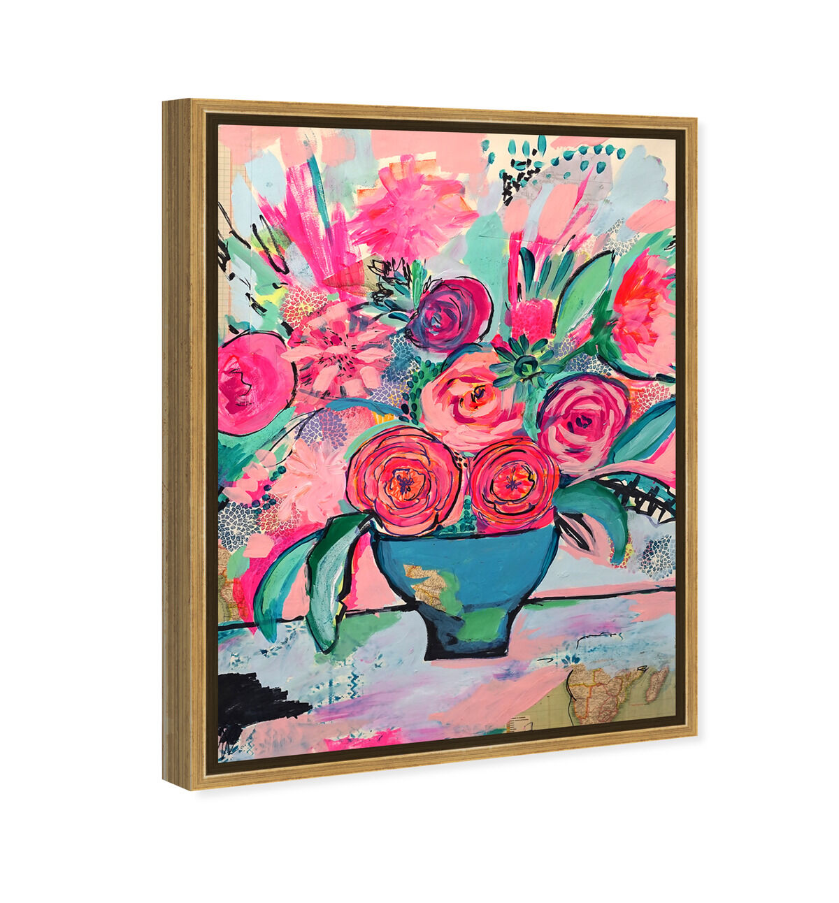 36x54/Framed Canvas/PSGLD