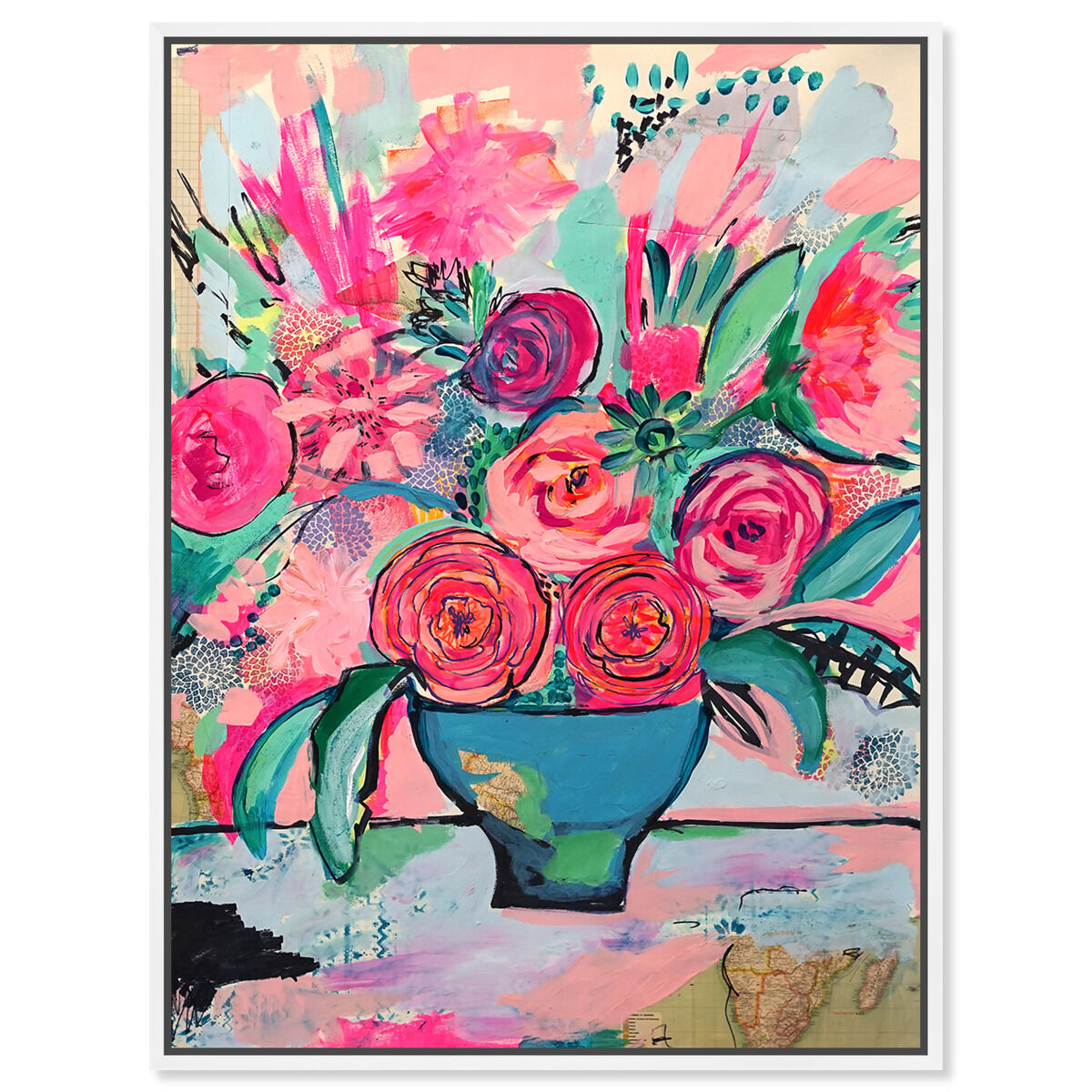 36x54/Framed Canvas/WFL