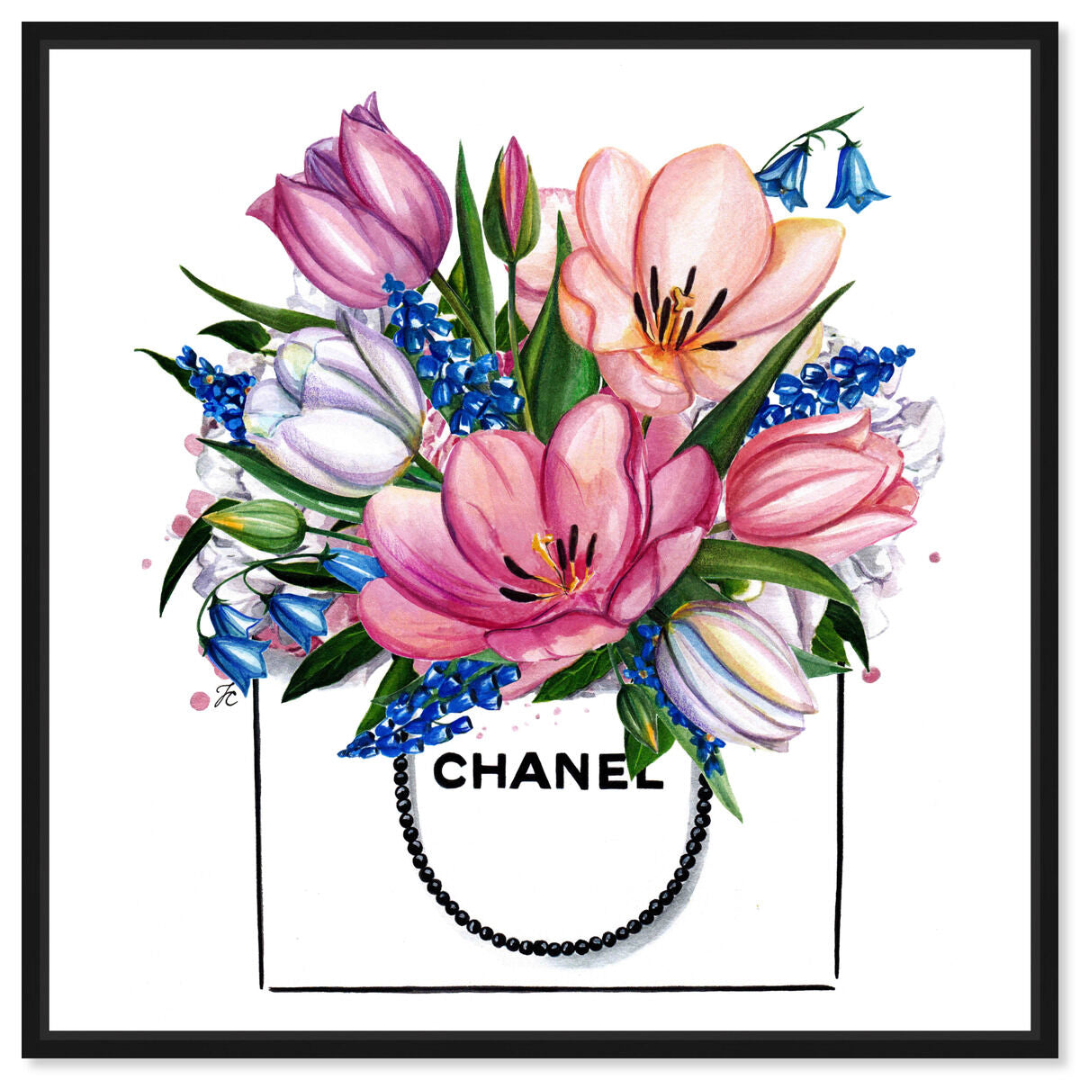 40x40/Framed Canvas/BFL