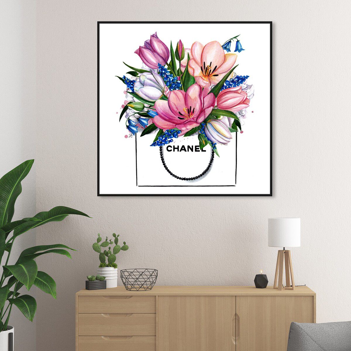 40x40/Framed Canvas/BFL
