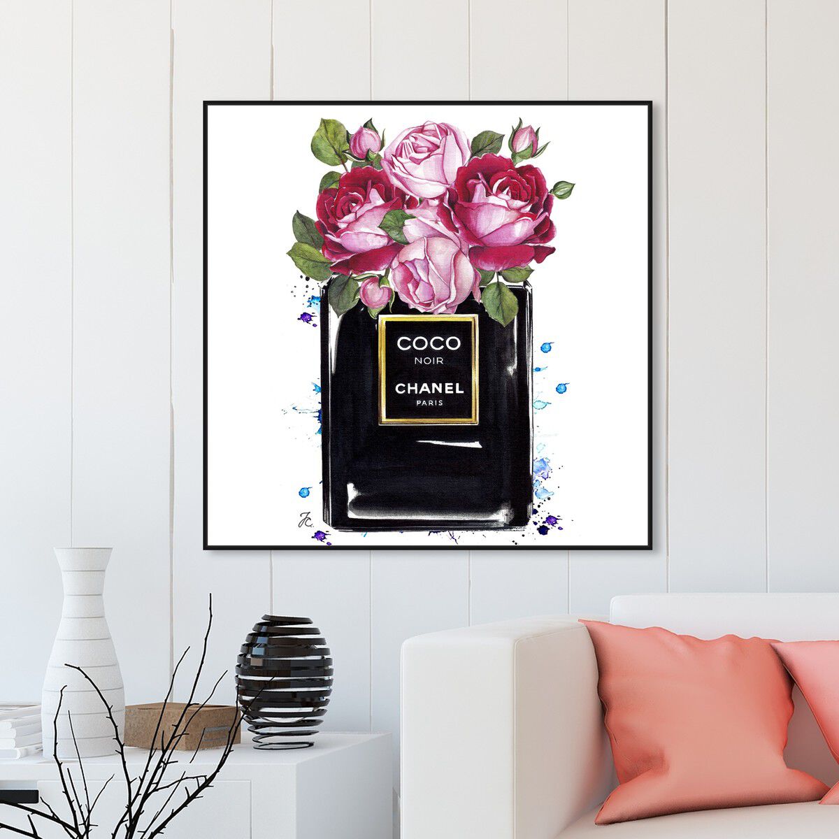 40x40/Framed Canvas/BFL