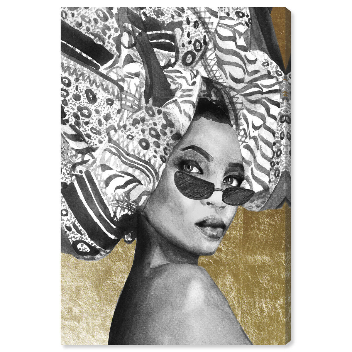 絵画 Oliver Gal Goddess of Tigris | Wall Art by Oliver Gal