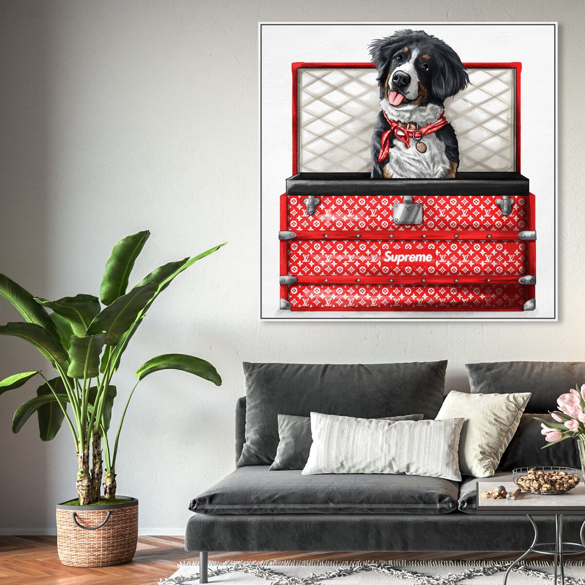 40x40/Framed Canvas/WFL