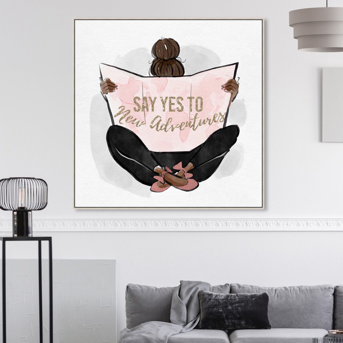 40x40/Framed Canvas/CFL