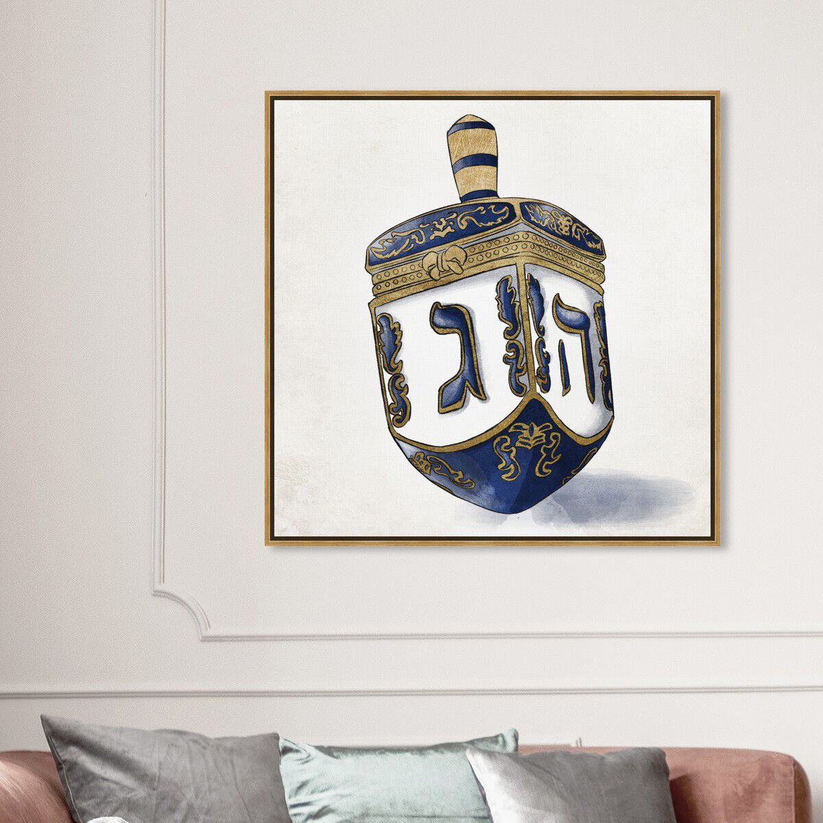 40x40/Framed Canvas/PSGLD