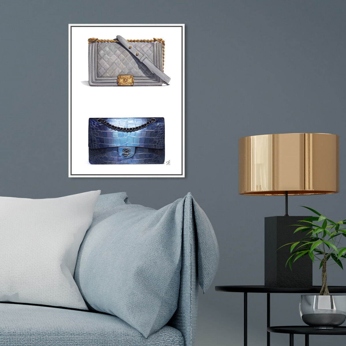 36x54/Framed Canvas/WFL